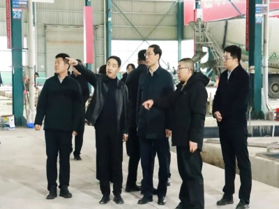 區委書記王營蒞臨卓越精工督導復工復產及項目建設工作